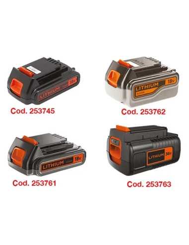 BATTERIE B+D 36V LI 2,0AH - Senza Marca | Utensili Store