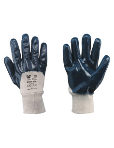 GUANTI NBR POLSO MAGLIA - NERI