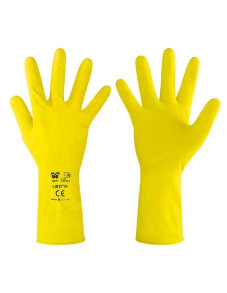 GUANTI LATTICE NATURALE MONOUSO - NERI | Utensili Store