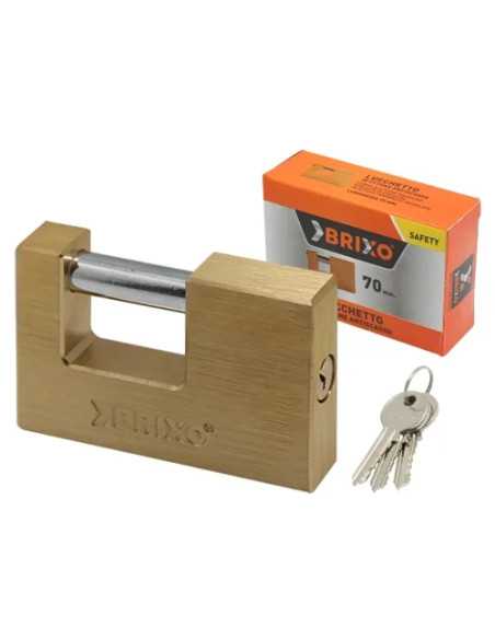 LUCCHETTI BRIXO RETTANGOLARI - Senza Marca | Utensili Store
