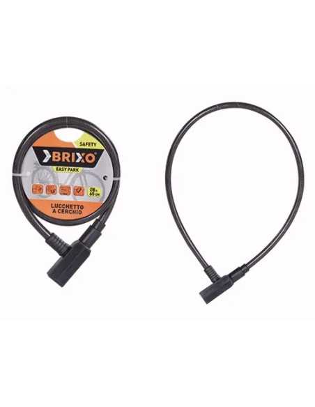 LUCCHETTI BRIXO A CERCHIO P/CICLI EASY PARK - Senza Marca | Utensili Store