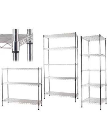SCAFFALI BRIXO MANHATTAN 3P - Senza Marca | Utensili Store