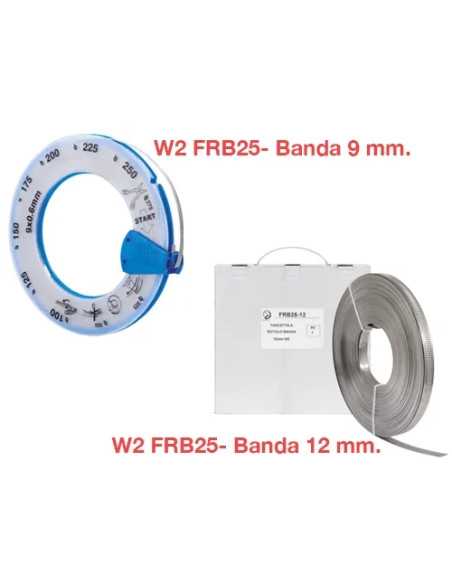 FASCETTE A ROTOLO W2 FRB25-9 - Senza Marca | Utensili Store