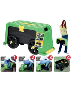 SGABELLO MAGIC GREEN MULTI USO4 IN 1 - Senza Marca