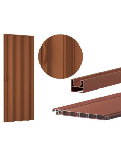 GUIDE PVC L150 P/PORTE SOFF.NOCE - Senza Marca