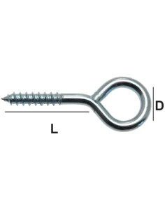 OCCHIOLI A VITE - Senza Marca