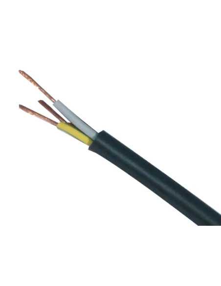 CAVI SIMILGOMMA H05VV-F 2X1 NERO - Senza Marca | Utensili Store