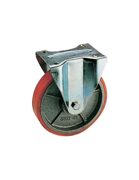 RUOTE POLIURET.FORCELLA FISSA - Senza Marca | Utensili Store