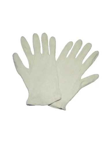GUANTI COTONE ORLATO BIANCO - Senza Marca | Utensili Store