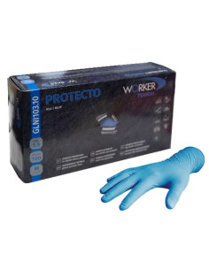 GUANTI NITRILE PROTECTO CF.100 PZ - Senza Marca