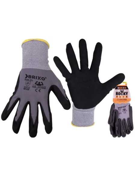 GUANTI BRIXO ROCKY NYLON-SPANDEX/NITR. S - Senza Marca | Utensili Store