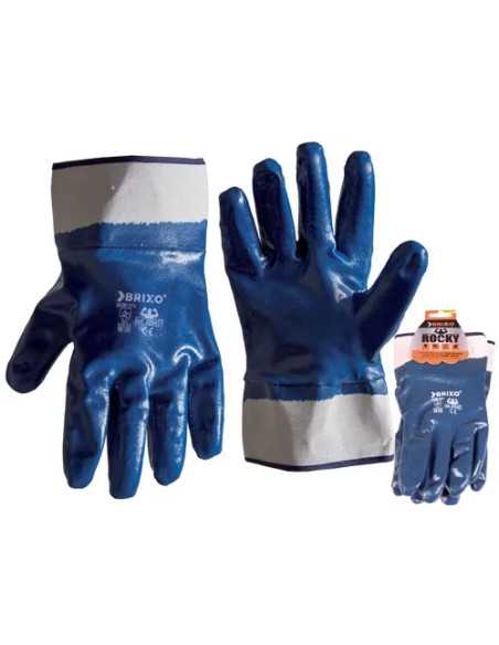 GUANTI BRIXO ROCKY NBR/MANIC. COTONE JER - Senza Marca | Utensili Store