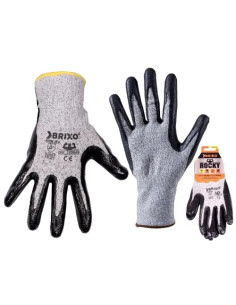 GUANTI BRIXO ROCKY COTONE/NITRILE XL - Senza Marca