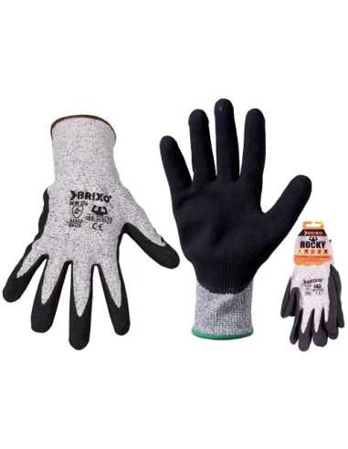 GUANTI BRIXO ROCKY COTONE/NITRILE SABBIATO XL - Senza Marca | Utensili Store