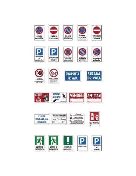 CARTELLO SEGNALETICA PARCHEGGIO RISERVATO AI CONDOMINI - Senza Marca | Utensili Store