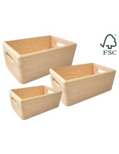 SET 3 PZ CASSETTE PORTATUTTO ALBERIAMO - Senza Marca | Utensili Store