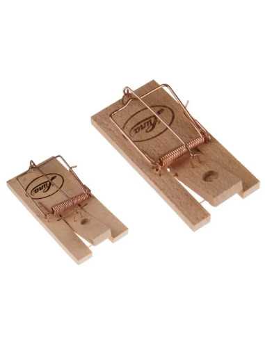 TRAPPOLE A SCATTO P/TOPI BASE LEGNO - Senza Marca | Utensili Store