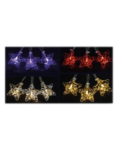 STELLINE 10 LUCI LED X INT.BATT.  - Senza Marca