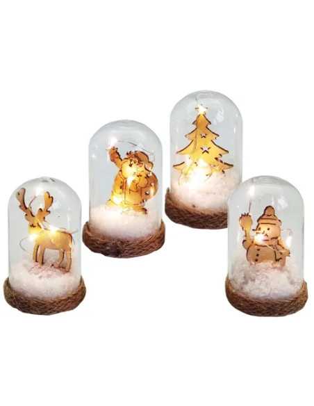 TECA VETRO LED C/SOGG.LEGNO BATT. - Senza Marca | Utensili Store