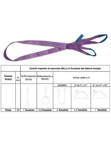 FASCE SOLLEV. VIOLA - Senza Marca | Utensili Store