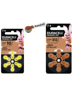 PILE DURACELL EASY TAB 312 - Senza Marca