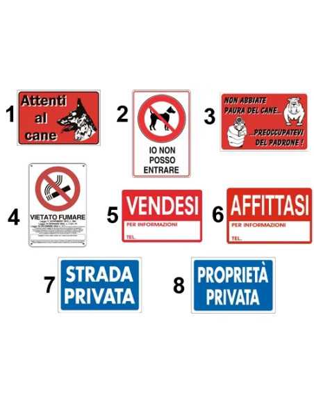 CARTELLI IO NON POSSO ENTRARE - Senza Marca | Utensili Store