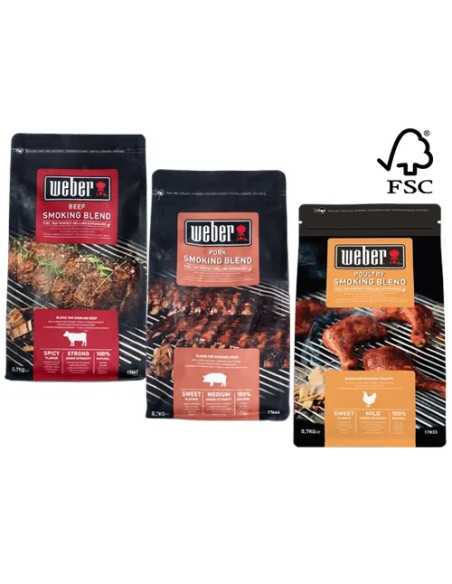 MISCELA CHIPS WEBER P/MAIALE - Senza Marca | Utensili Store