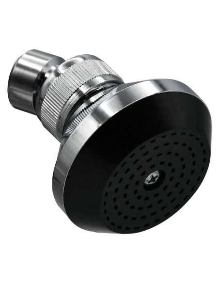 SOFFIONE LINEA 'BLACK' ABS cromato - FLUXY | Utensili Store