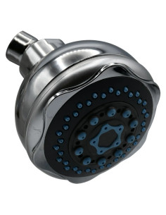 SOFFIONE ANTICALCARE LINEA 'LIGHT GREY' - FLUXY