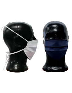 MASCHERINE COTONE/TNT C/LACCI BIANCO - Senza Marca