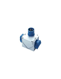 FANTON - ADATTATORE DOPPIO SPINA BLU-PRESA BLU FME