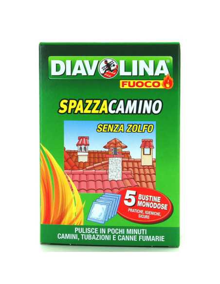 ANTIFULIGGINE SPAZZACAMINO BUSTINE DIAVOLINA FUOCO - DIAVOLINA | Utensili Store