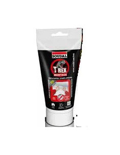 Soudal - Adesivo Montaggio T-Rex Montage Bianco 200gr