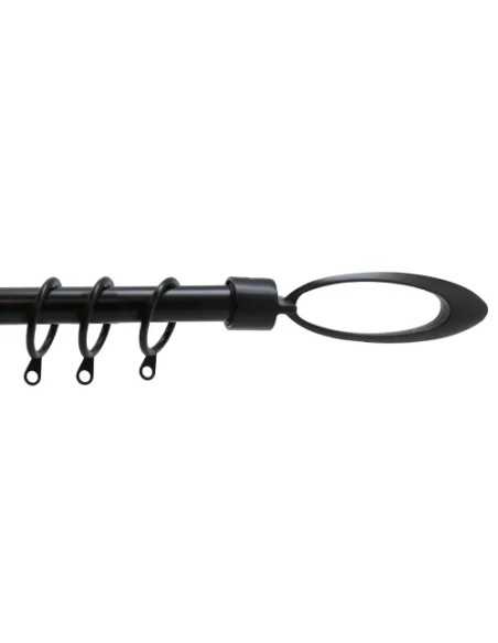 SCORRITENDA BRIXO ELLISSE NERO - Senza Marca | Utensili Store