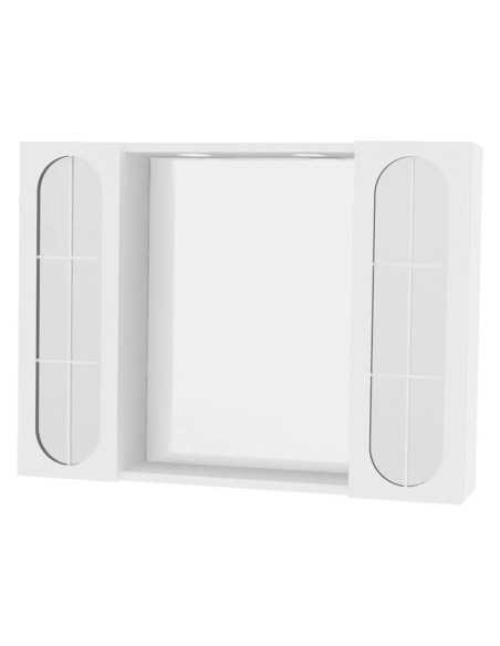 SPECCHIERA DA BAGNO PENSILE DOPPIO 'OLTEA' - SAVINIDUE | Utensili Store