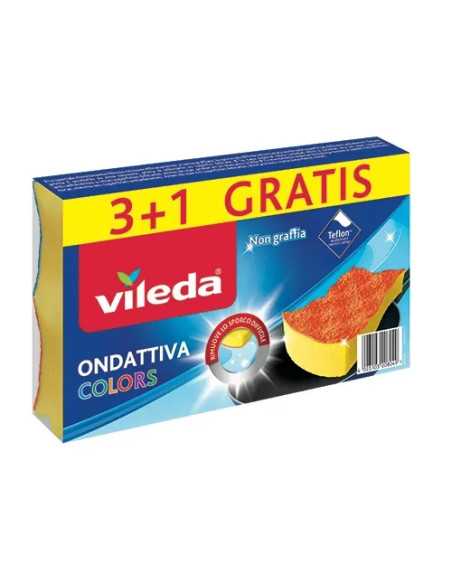 VILEDA ONDATTIVA COLORS 3+1 - Senza Marca | Utensili Store