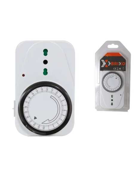 TIMER BRIXO PROGRAM.24H PRESA - Senza Marca | Utensili Store