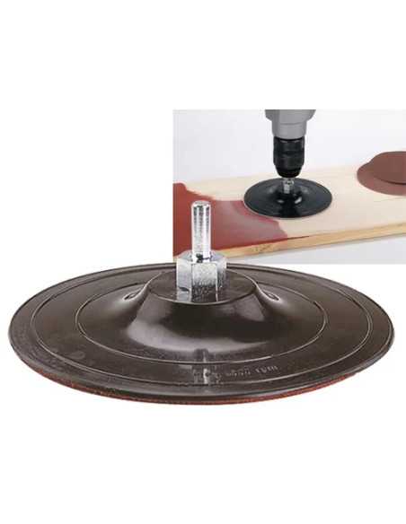 PLATORELLI VELCRATI GOMMA D.125 - Senza Marca | Utensili Store