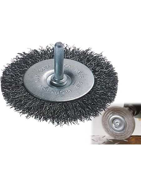 SPAZZOLE ACCIAIO CIRCOLARI D.100 - Senza Marca | Utensili Store