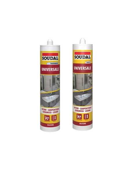 SILICONI SOUDAL UNIVERS.TRP. - Senza Marca | Utensili Store