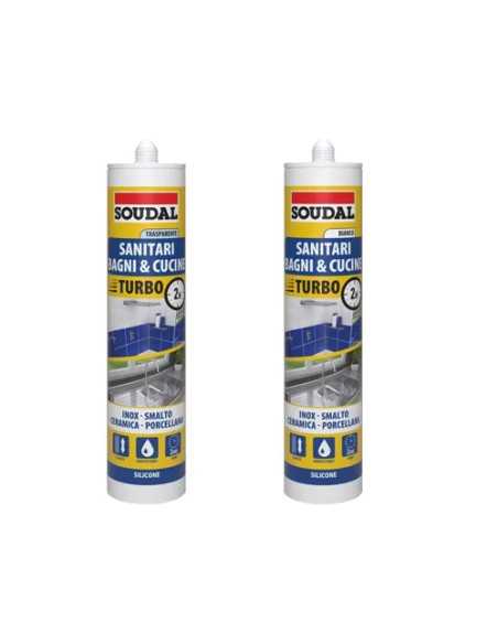 SILICONI SOUDAL SANITARI TURBO - Senza Marca | Utensili Store