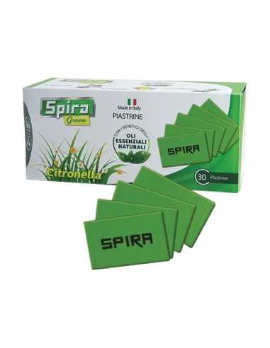 PIASTR.PROFUM.P/ELETT.SPIRA GREEN CF30PZ - Senza Marca | Utensili Store