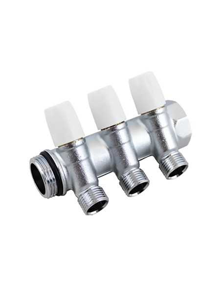 COLLETTORE CON RUBINETTO D'ARRESTO - TIEMME | Utensili Store