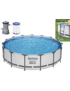 PISCINE TONDE STEELPROMAX BES TWAY-56488  - Senza Marca