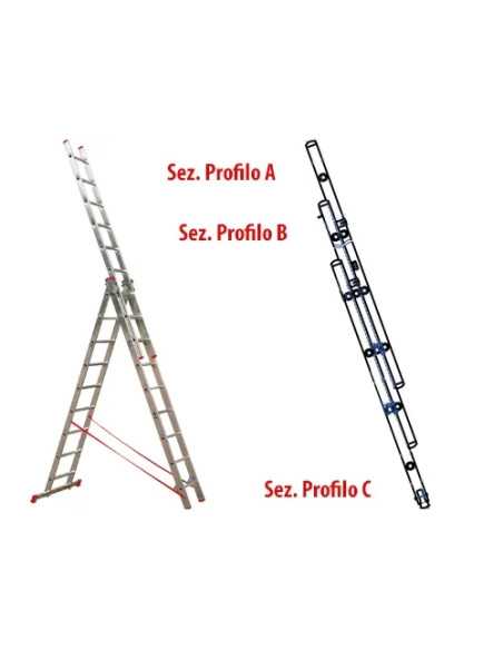SCALE ALL.STEP TRIPLICI 3X7 - Senza Marca | Utensili Store