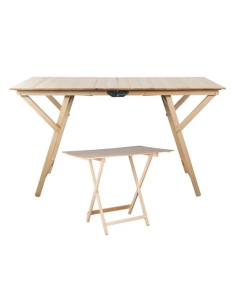 TAVOLI PIEGHEVOL.LEGNO NAT. - Senza Marca