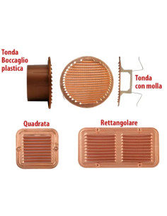 GRIGLIE AERAZIONE RAME - Senza Marca