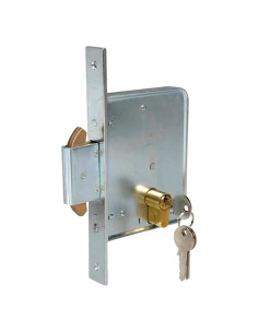 SERRATURA DA INFILARE A DOPPIO GANCIO RIENTRANTE - IBFM