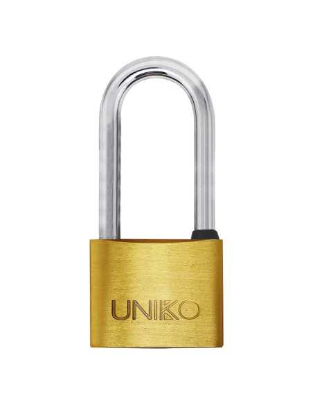 LUCCHETTO RETTANGOLARE ARCO LUNGO 'UNIKO' - UNIKO | Utensili Store