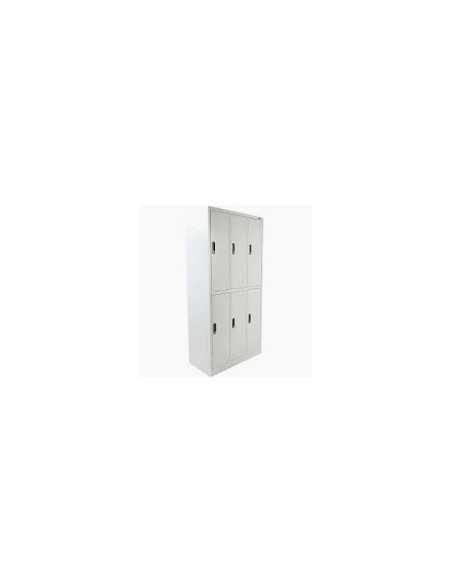 ARMADIO METALLO SPOGLIATOIO 6 POSTI - PROMETAL | Utensili Store